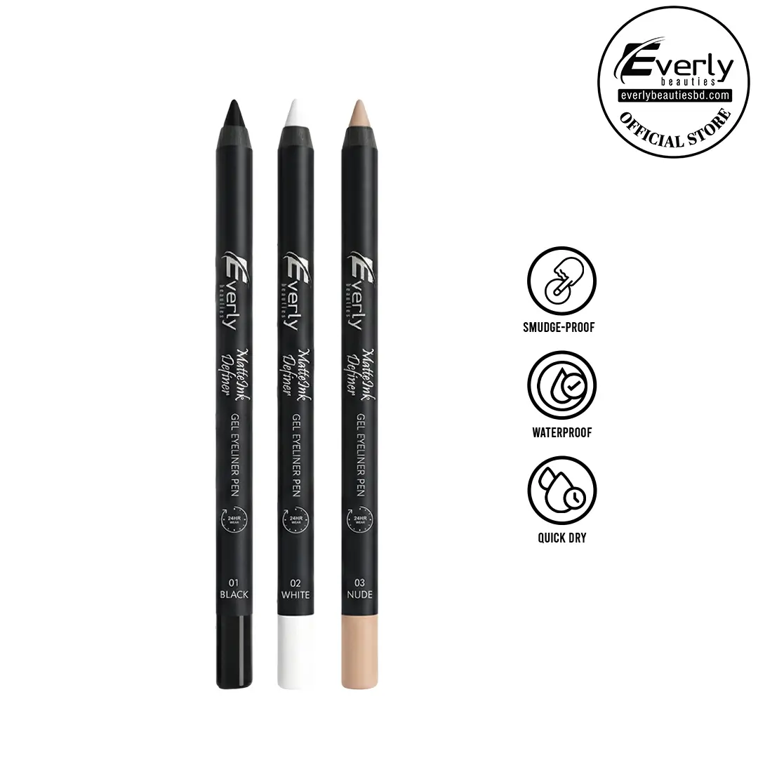 Everly Beauties Matte Ink Definer Waterproof Gel Eyeliner Pen Kajal