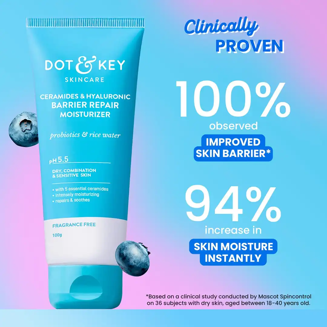 Dot & Key Barrier Repair Moisturizer 100g For Normal, Dry, Combination & Sensitive Skin thumbnail 3