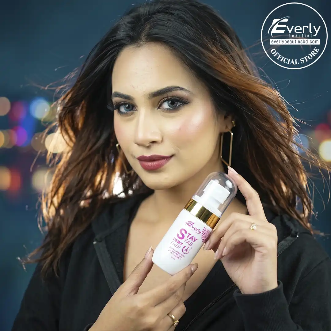 Everly Beauties Stay Fab Dewy Fixing Spray – Dewy Glow Makeup Setting Spray thumbnail 2