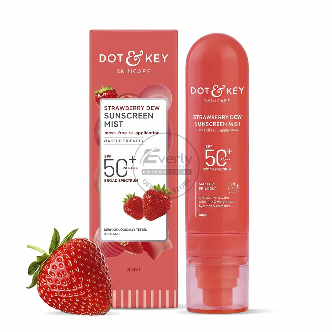 Dot & Key Strawberry Sunscreen Face Mist SPF 50+ PA+++ - 80ml