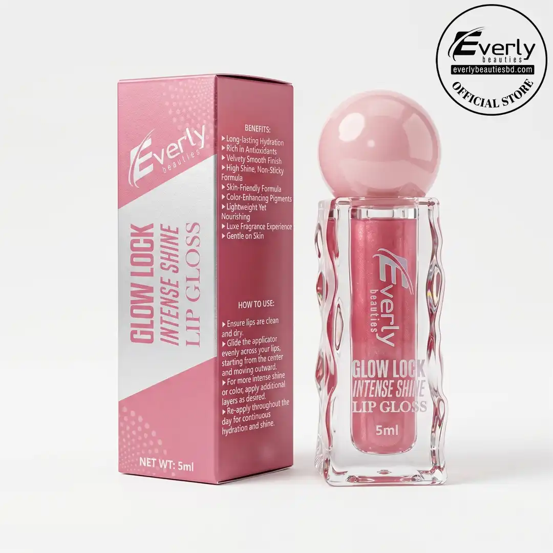 Everly Beauties Glow Lock Intense Shine Lip Gloss - 5ml