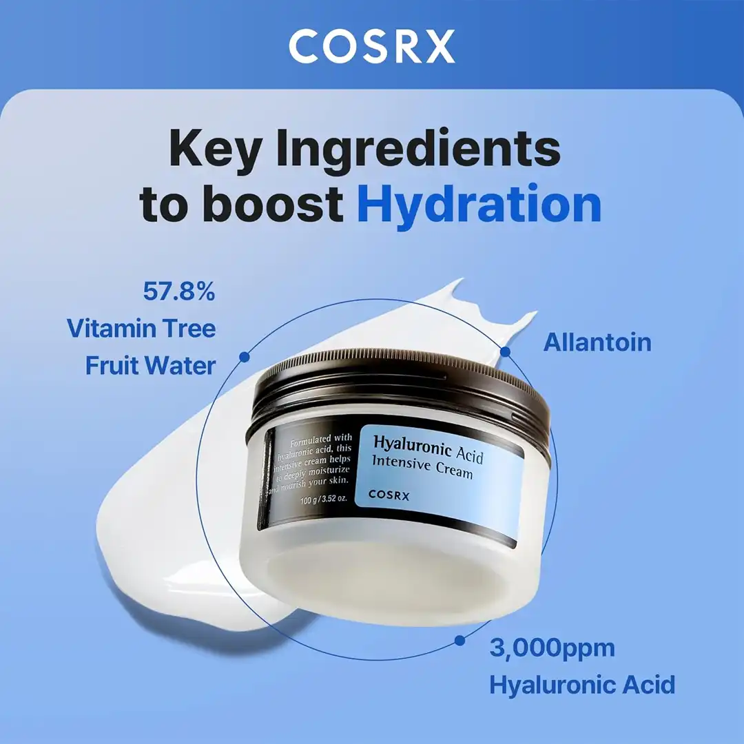 COSRX Hyaluronic Acid Intensive Cream 100g | Moisturizer for Sensitive Skin thumbnail 2