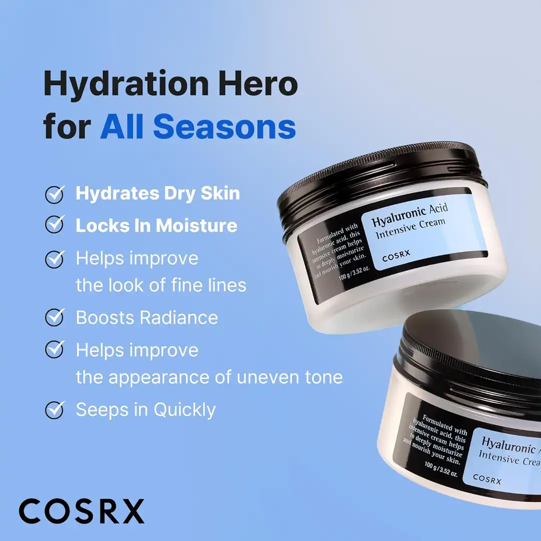 COSRX Hyaluronic Acid Intensive Cream 100g | Moisturizer for Sensitive Skin thumbnail 3