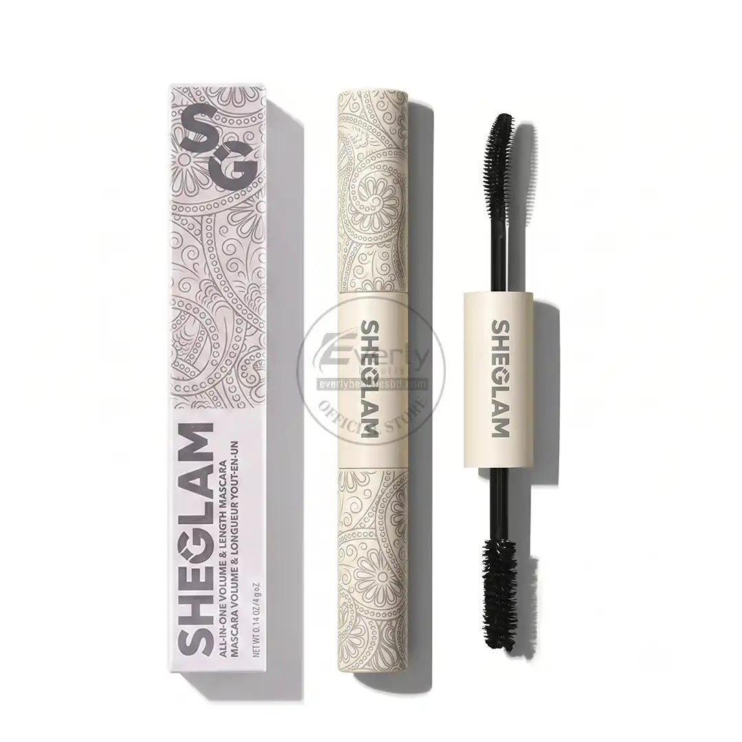SHEGLAM 2 in 1 Volume & Extension Washable Mascara - Black