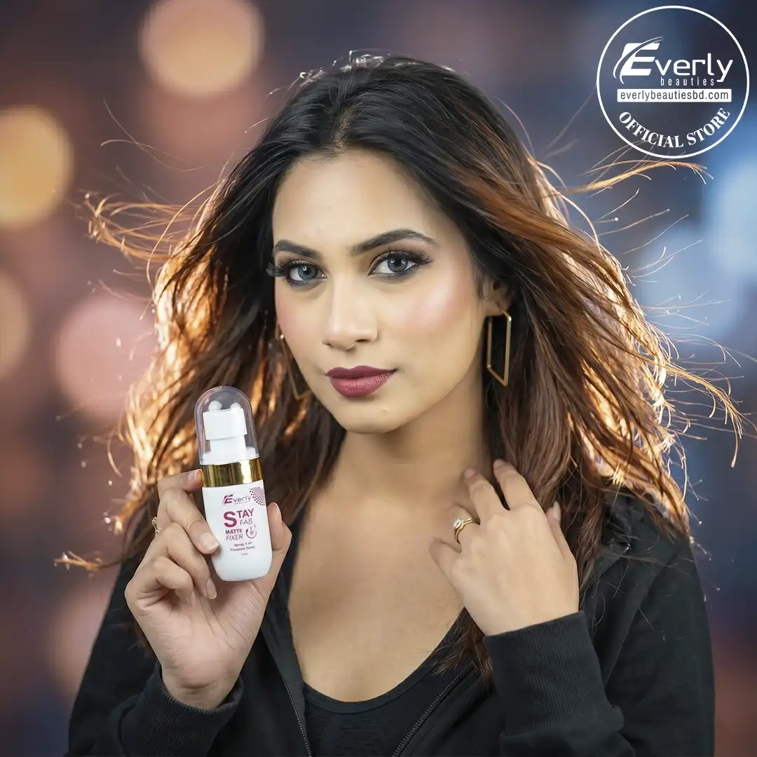 Everly Beauties Stay Fab Matte Fixing Spray – Shine Control Makeup Setting Spray thumbnail 4