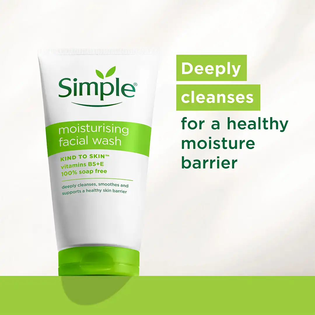 Simple Kind To Skin Moisturising Facial Wash 150ml thumbnail 2