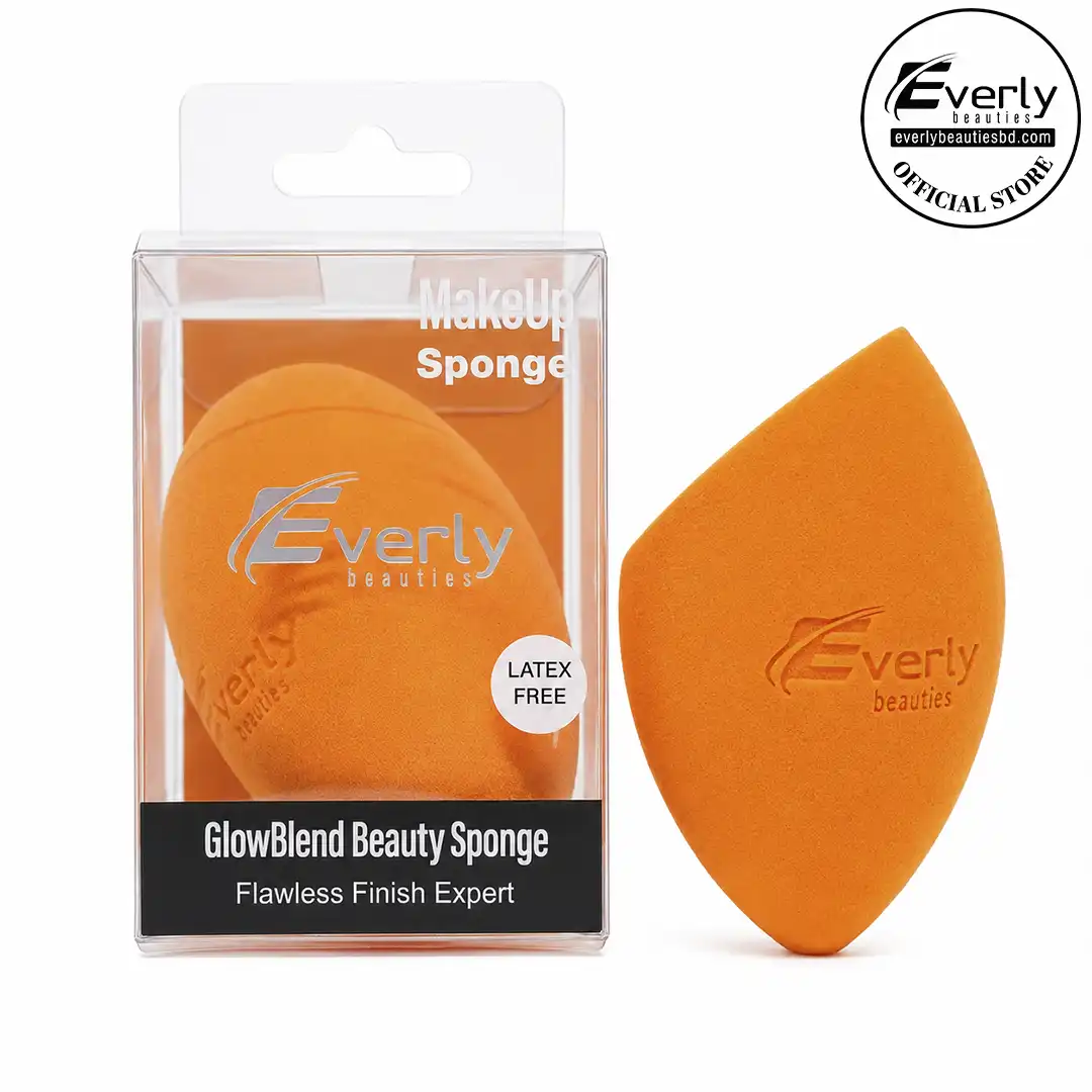 Everly Beauties Glow Blend Beauty Sponge Orange