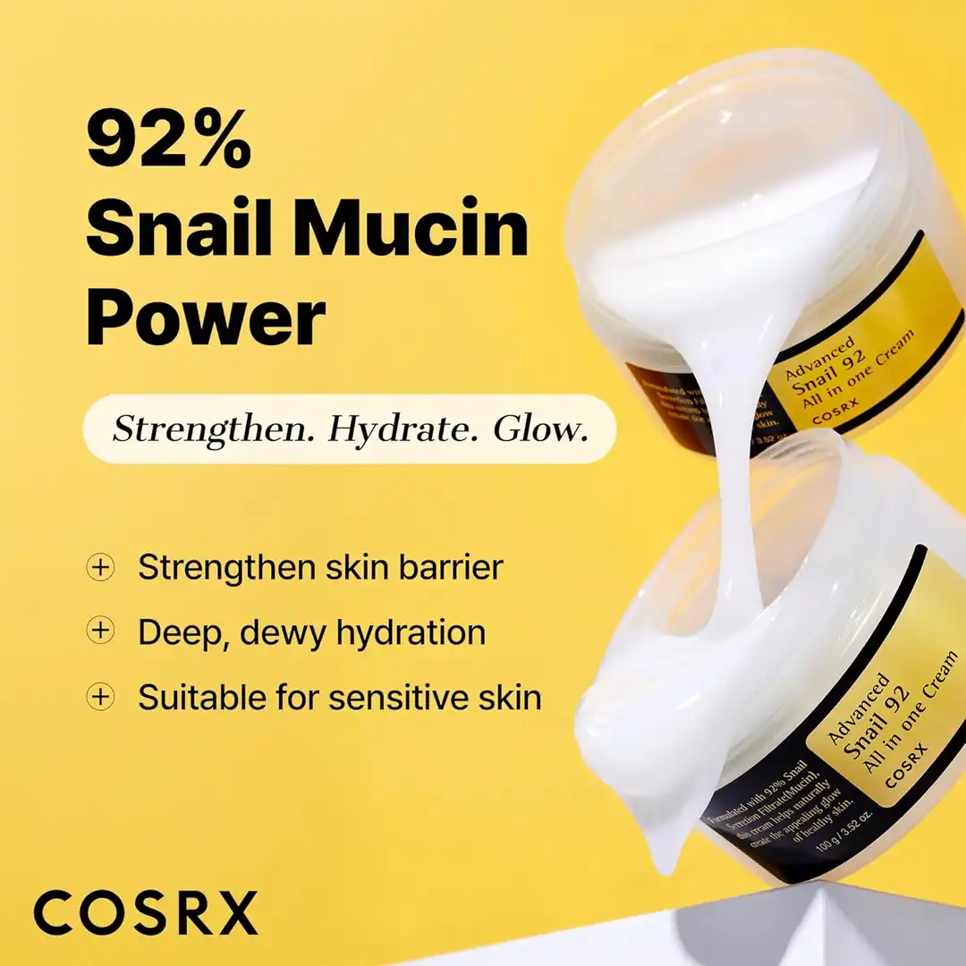 Cosrx Advanced Snail 92 All In One Cream 100g | Face Moisturizer thumbnail 2