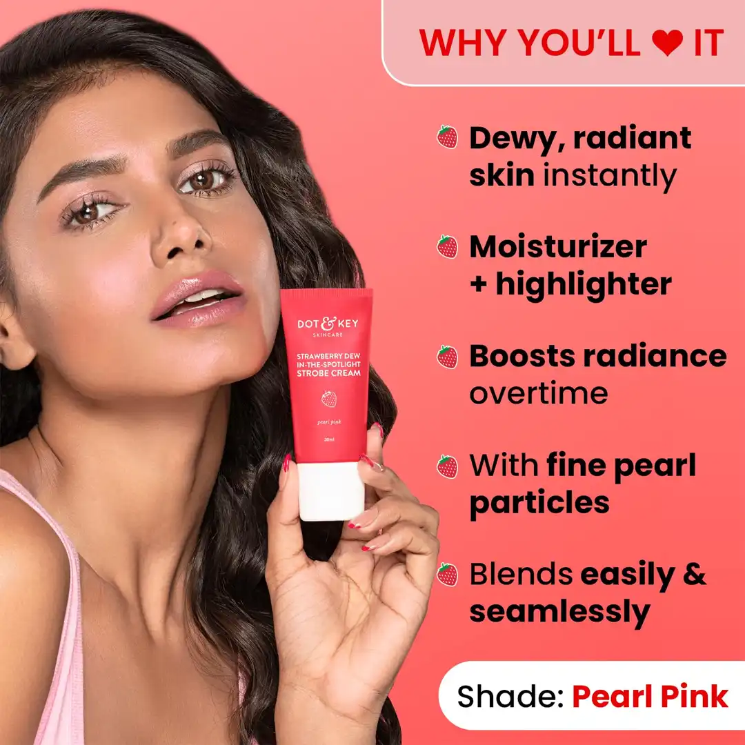 DOT & KEY Strawberry Dew Strobe Cream Moisturizer & Highlighter For Face thumbnail 2